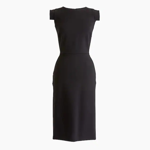 J. Crew RÉSUMÉ DRESS IN STRETCH PONTE - Picture 4 of 8